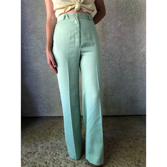 high waisted 70s pants